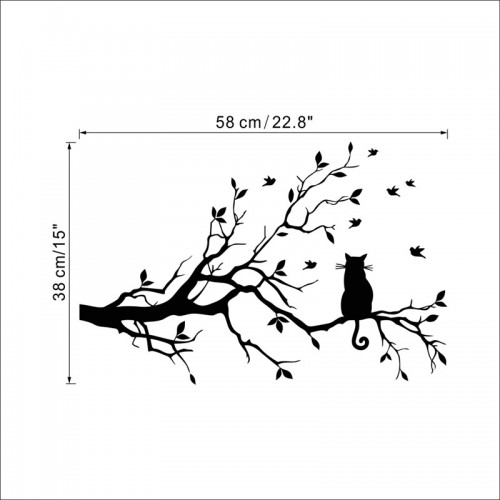 Kiwistar Croce – Ornamento da Parete Adesivo da Parete in 6 Taglie – Wall Sticker Wall Sticker, 61_Gruen, 40 x 40 cm