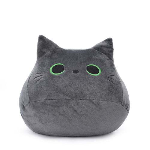 Peluche cuscino gatto grigio - la mascotte di G come Gatto