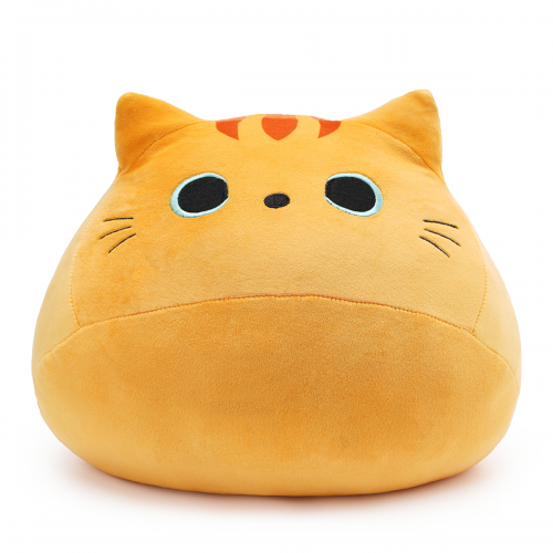 Mewaii Cuscino Gatto Occhi Arancioni Lungo Di Peluche 50CM - Morbido - Foto 2